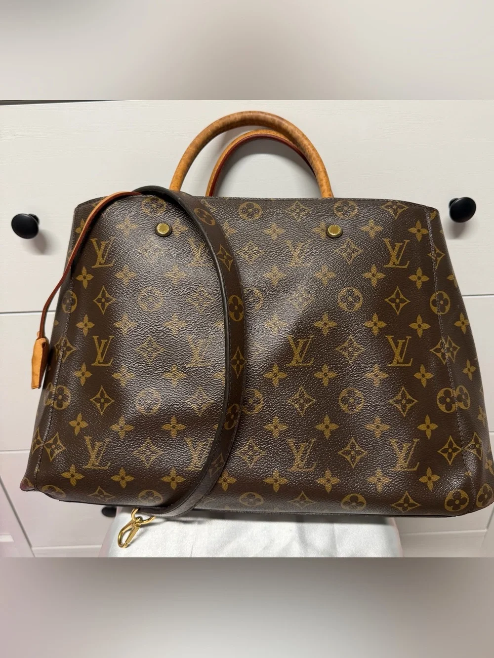 Louis Vuitton Monogram Canvas Montaigne GM shoulder bag